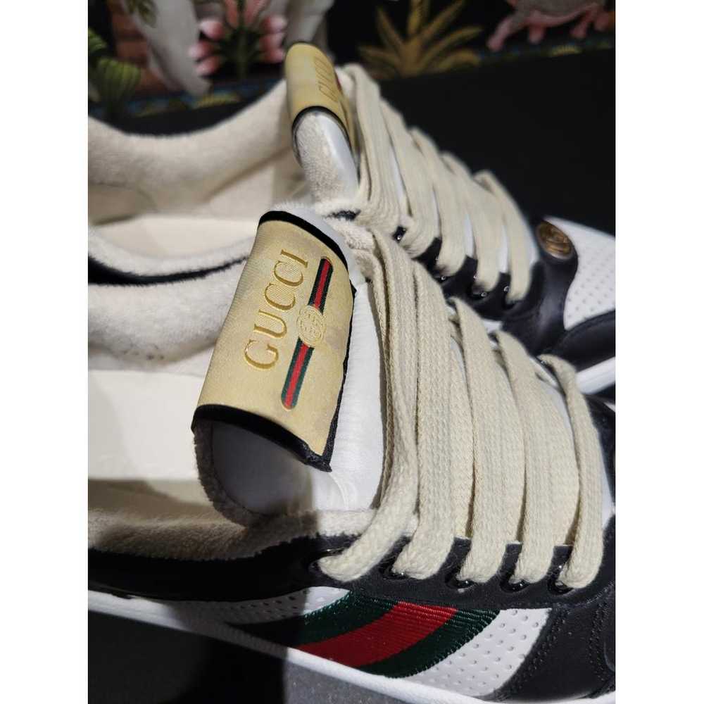 Gucci Screener leather trainers - image 3