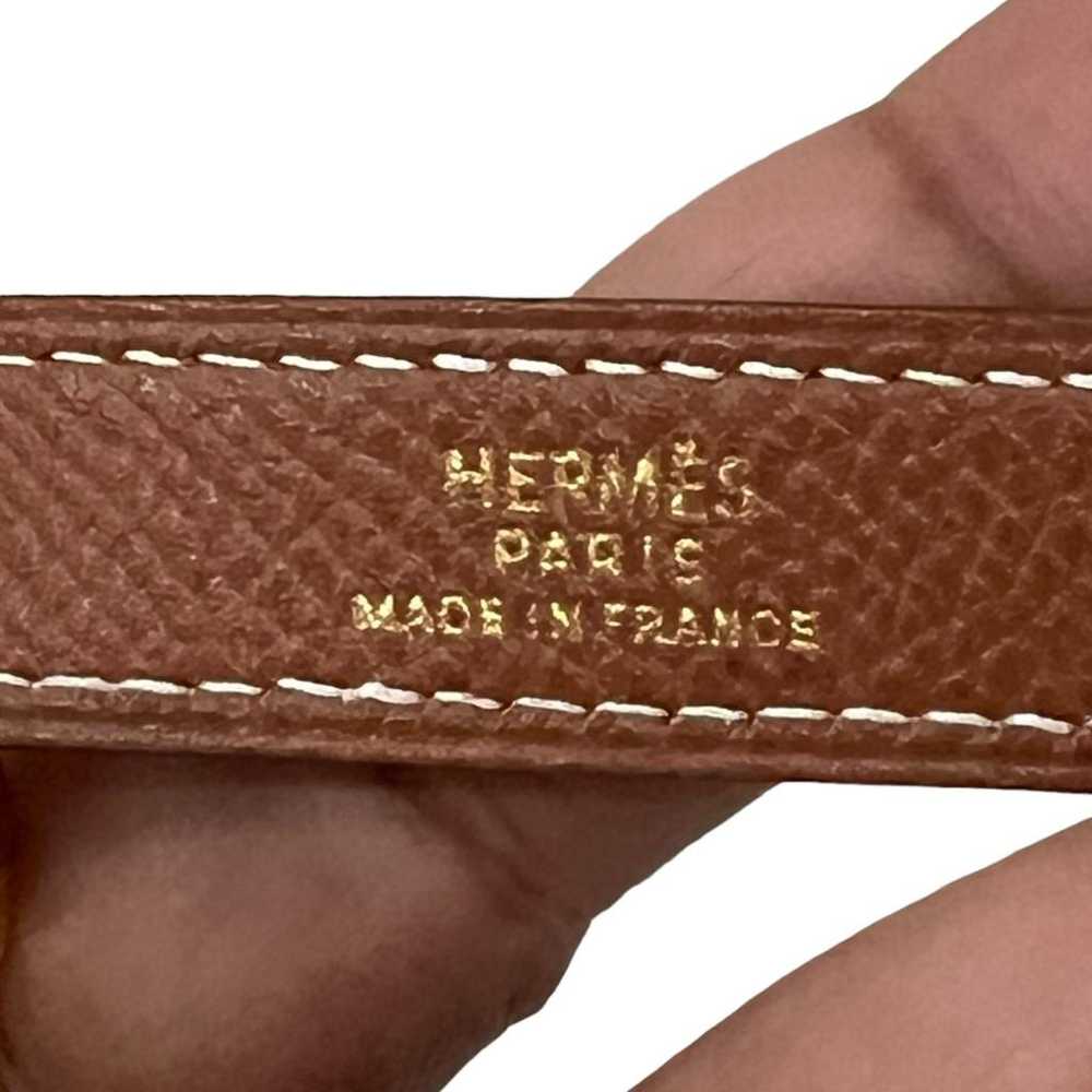 Hermès Leather bag charm - image 5