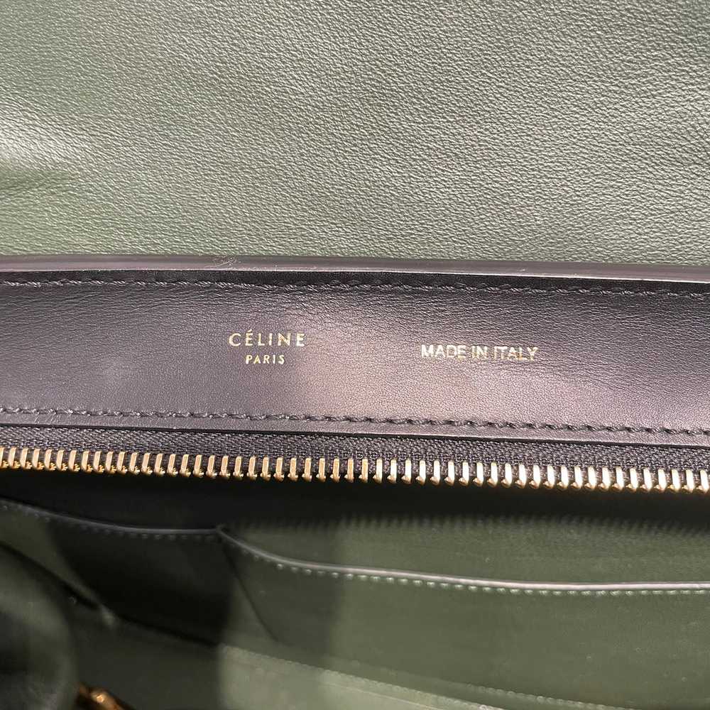 CELINE/Cross Body Bag/M/Plain/Leather/BLK// - image 4