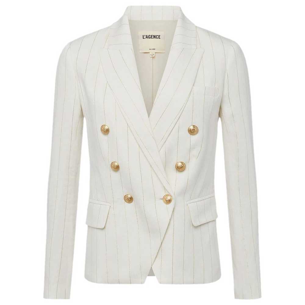 L'Agence Linen blazer - image 1