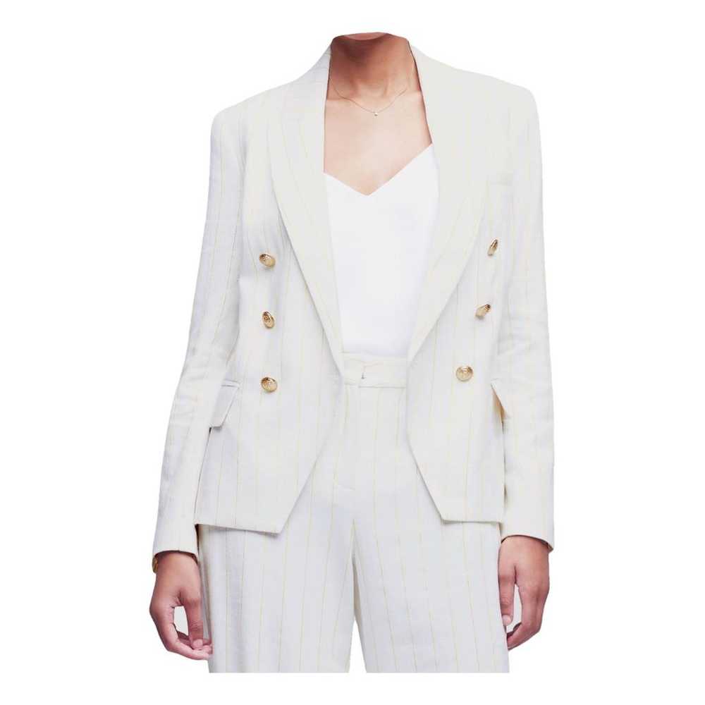 L'Agence Linen blazer - image 2