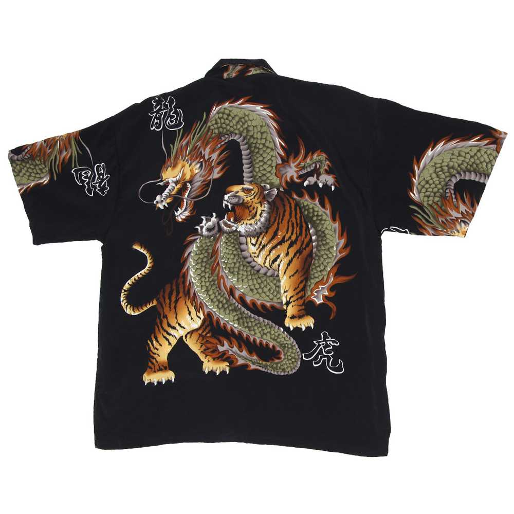 Vintage Western Max Dragon & Tiger AOP Shirt - image 2