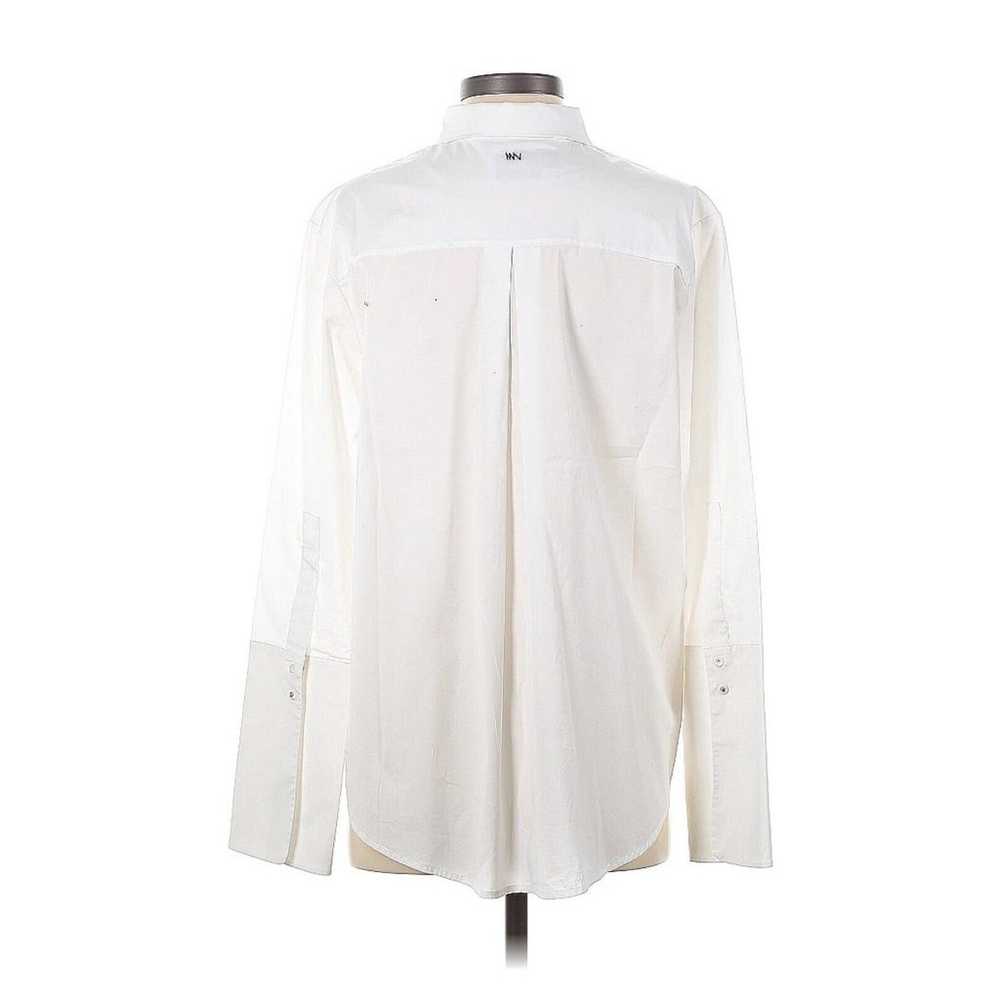 MISHA NONOO Husband Shirt Stud Button Up Blouse E… - image 2