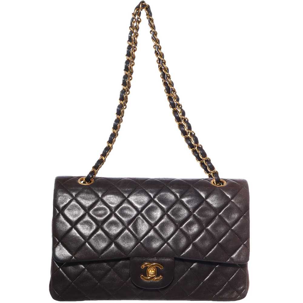 VTG CHANEL QUILTED LAMBSKIN 2.55 CLASSIC FLAP BAG - image 2