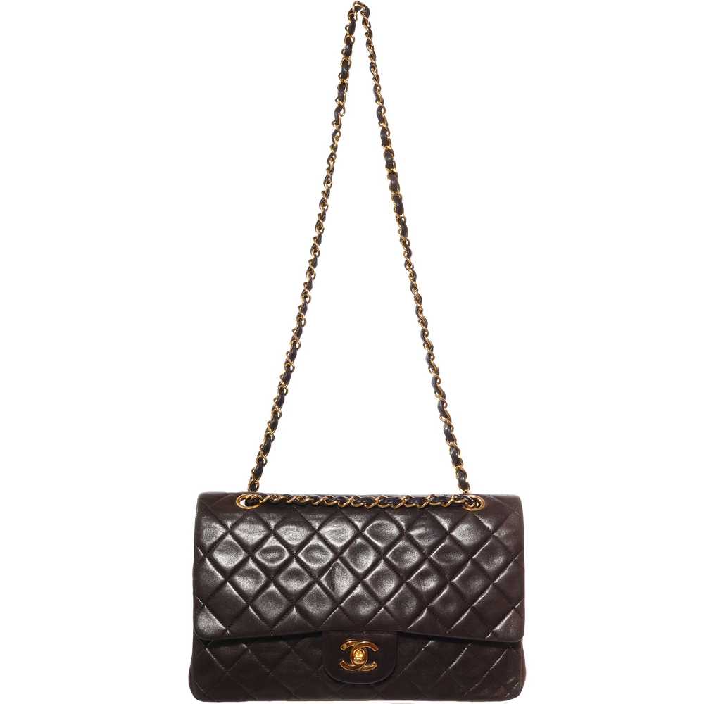 VTG CHANEL QUILTED LAMBSKIN 2.55 CLASSIC FLAP BAG - image 6