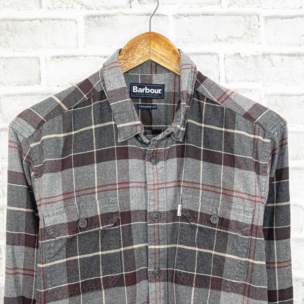 Barbour Barbour Tailored fit Button Up Flannel Sh… - image 4