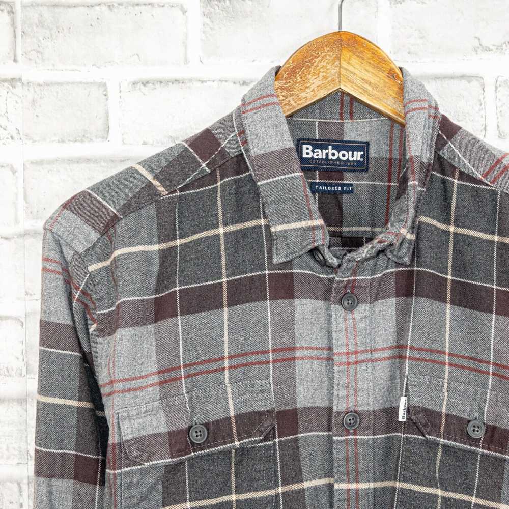 Barbour Barbour Tailored fit Button Up Flannel Sh… - image 5