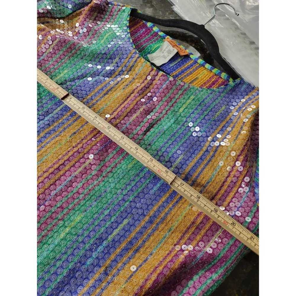 Missoni Womens Blouse Multicolor Striped Long Sle… - image 4