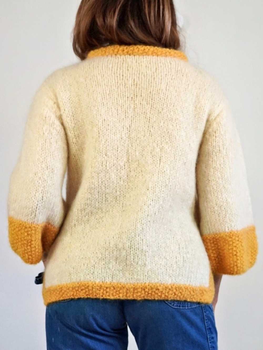 Handknit Mohair Sweater - image 6