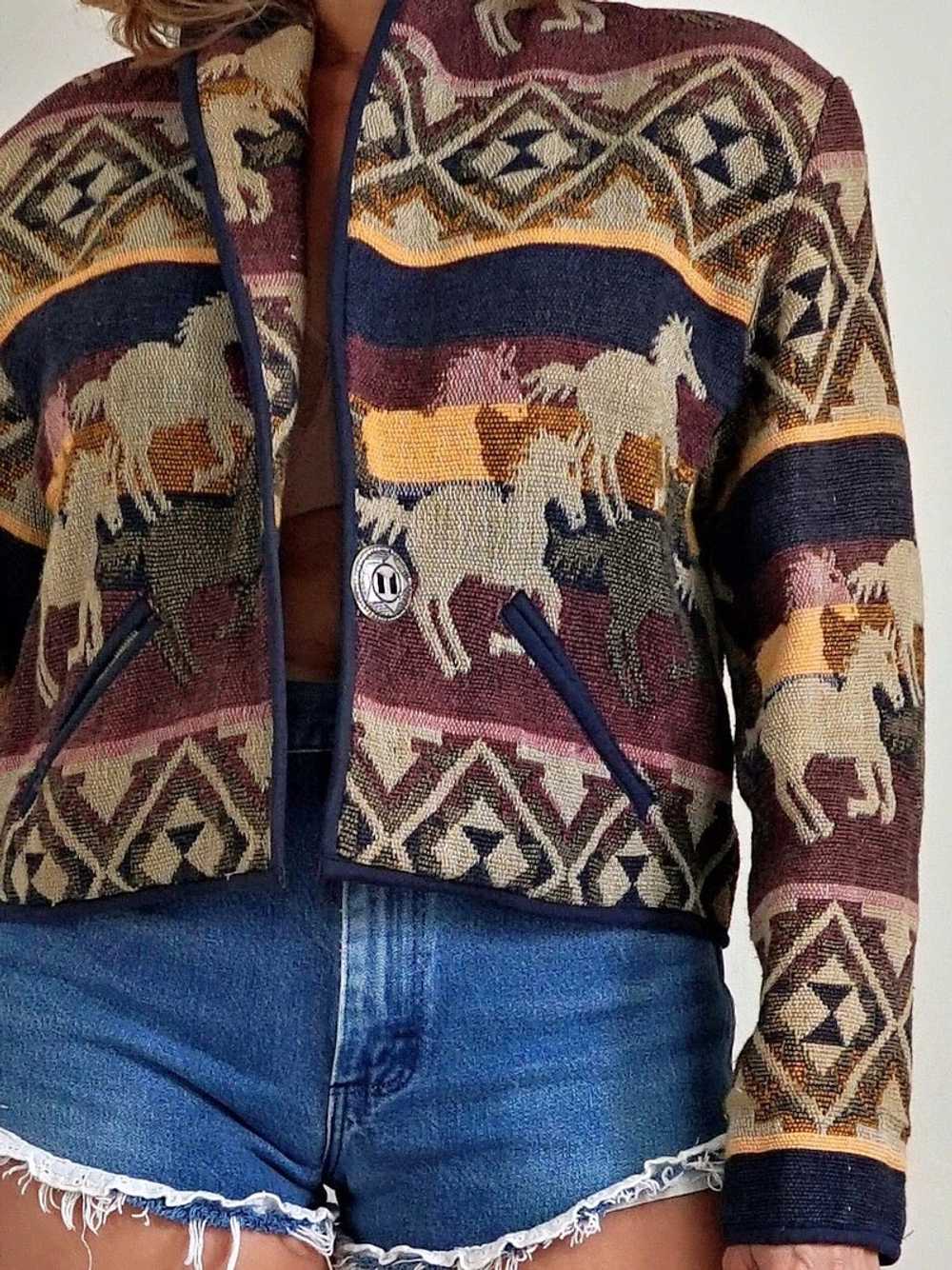 Tapestry Horse Jacket - image 2