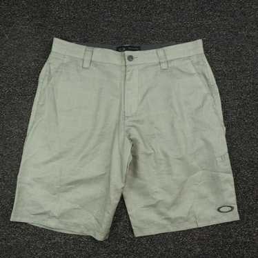 Oakley Oakley Shorts Adult Size 34W Green & Beige… - image 1