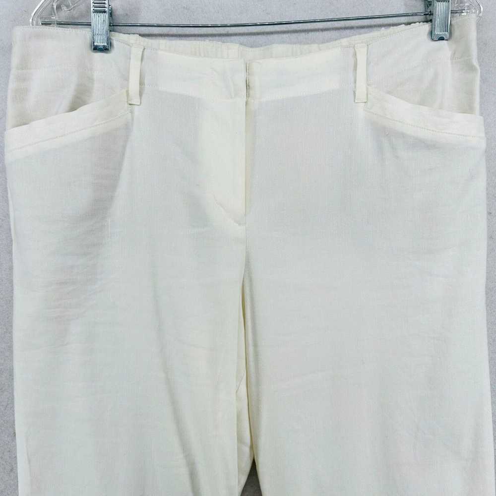 Vintage J.JILL Trouser P14 Linen Stretch Elastic … - image 2