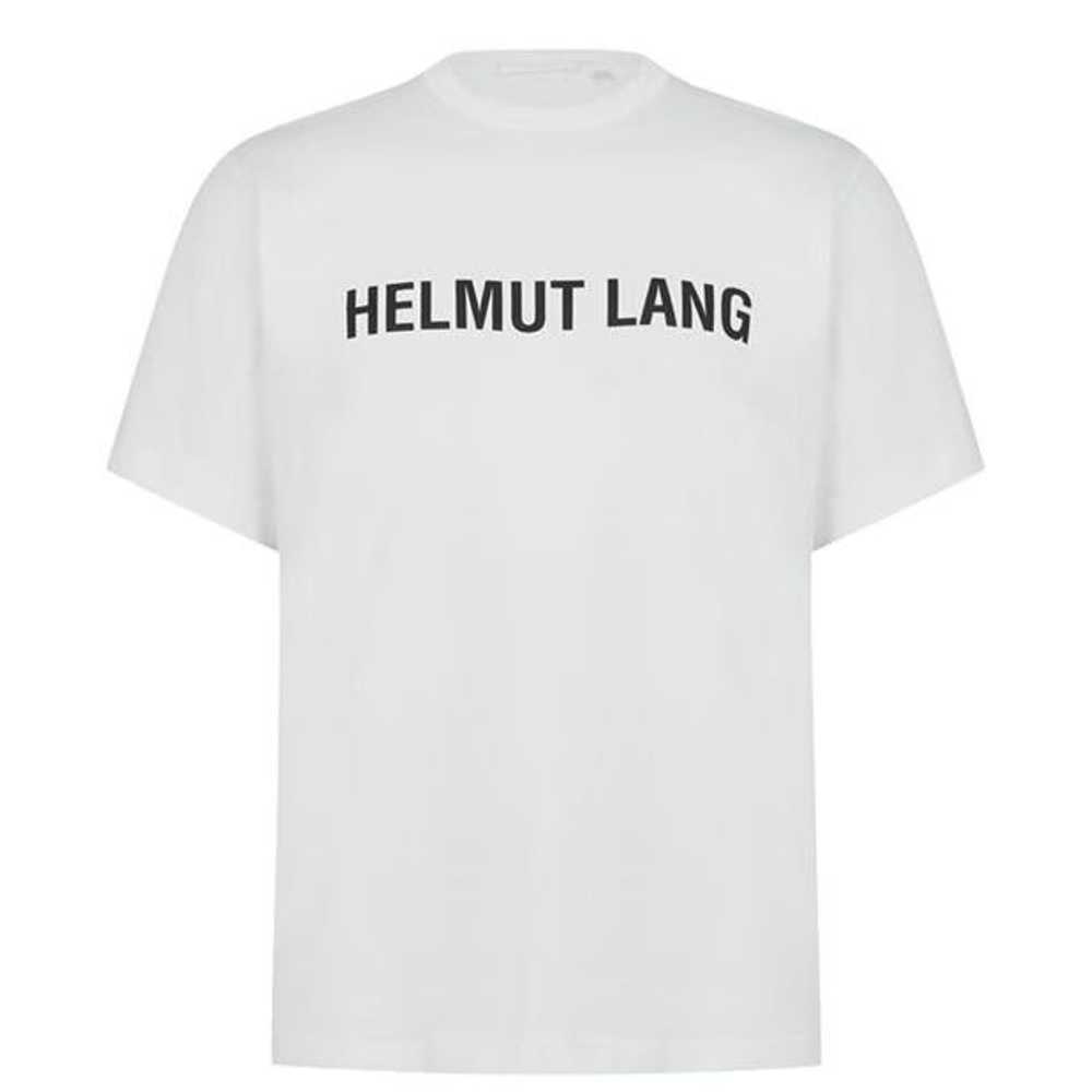 Helmut Lang o1g2r1mq0524 Logo T-Shirt in White - image 3