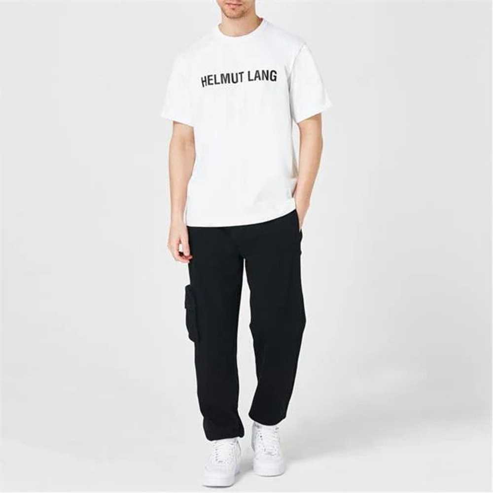 Helmut Lang o1g2r1mq0524 Logo T-Shirt in White - image 4
