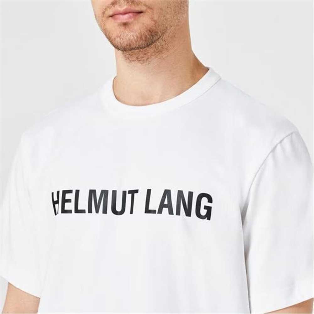 Helmut Lang o1g2r1mq0524 Logo T-Shirt in White - image 6