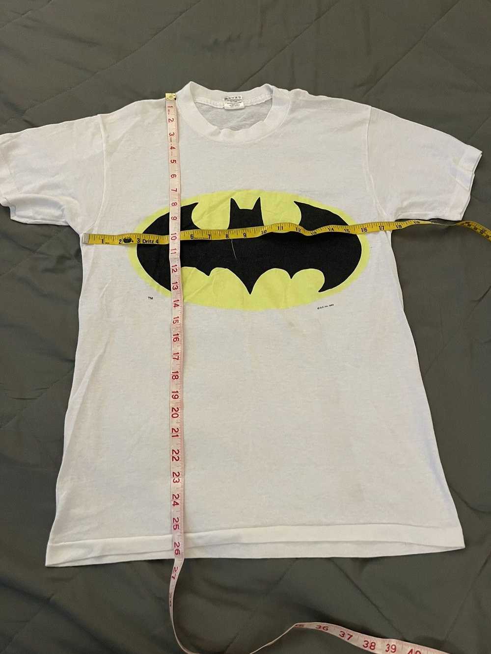 Streetwear × Vintage Vintage 80s Batman logo shirt - image 5