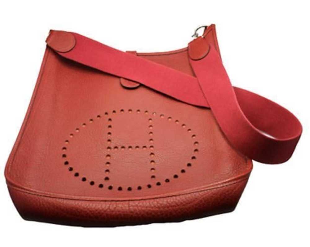 Authentic! Hermes Evelyne Brick Red Clemence Leat… - image 1