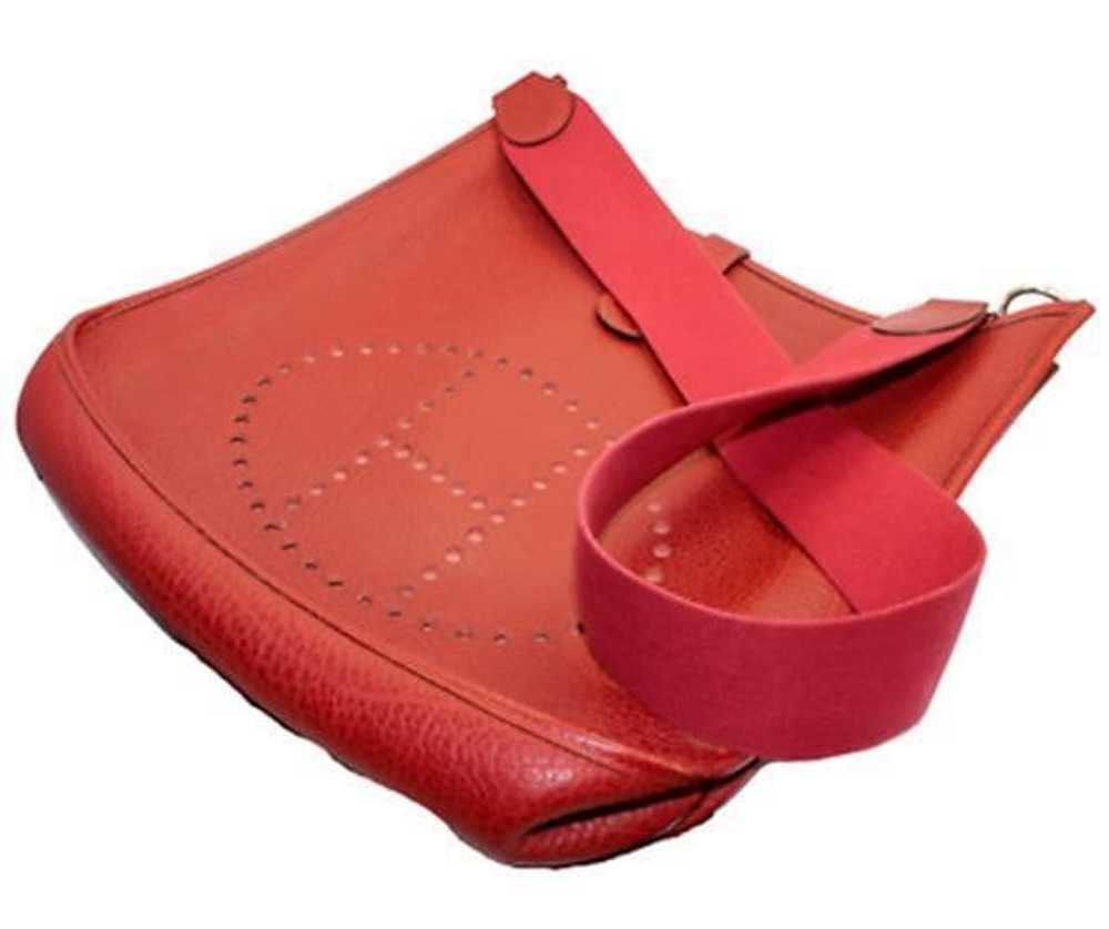 Authentic! Hermes Evelyne Brick Red Clemence Leat… - image 5