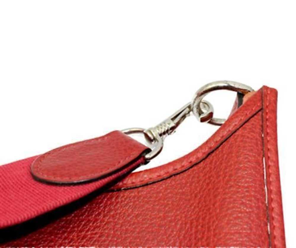 Authentic! Hermes Evelyne Brick Red Clemence Leat… - image 6