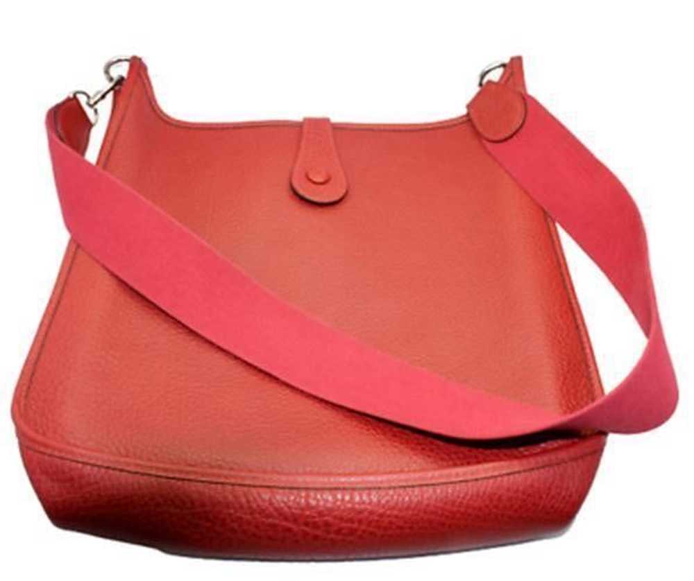 Authentic! Hermes Evelyne Brick Red Clemence Leat… - image 7
