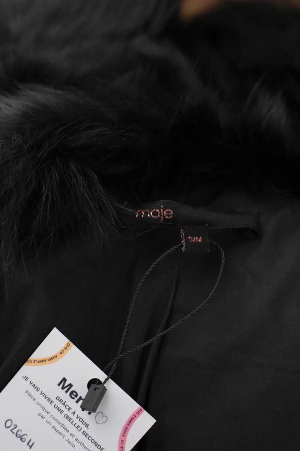 Circular Clothing Manteau en fourrure Maje noir. … - image 5