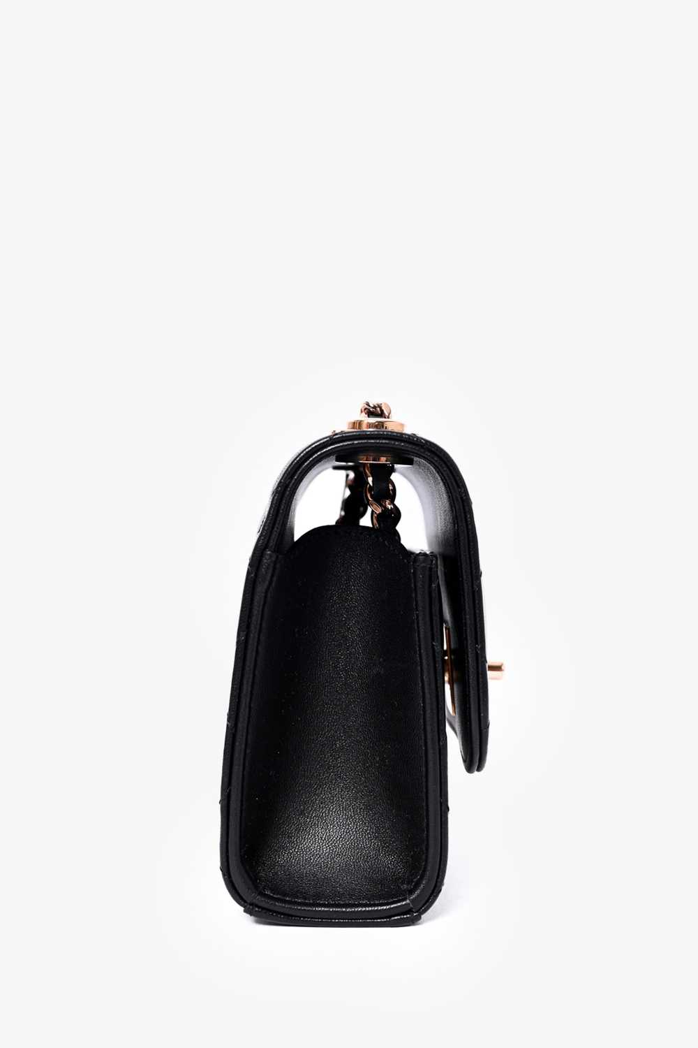 Pre-Loved Chanel™ 2021 Black Lambskin Mini Trendy… - image 3
