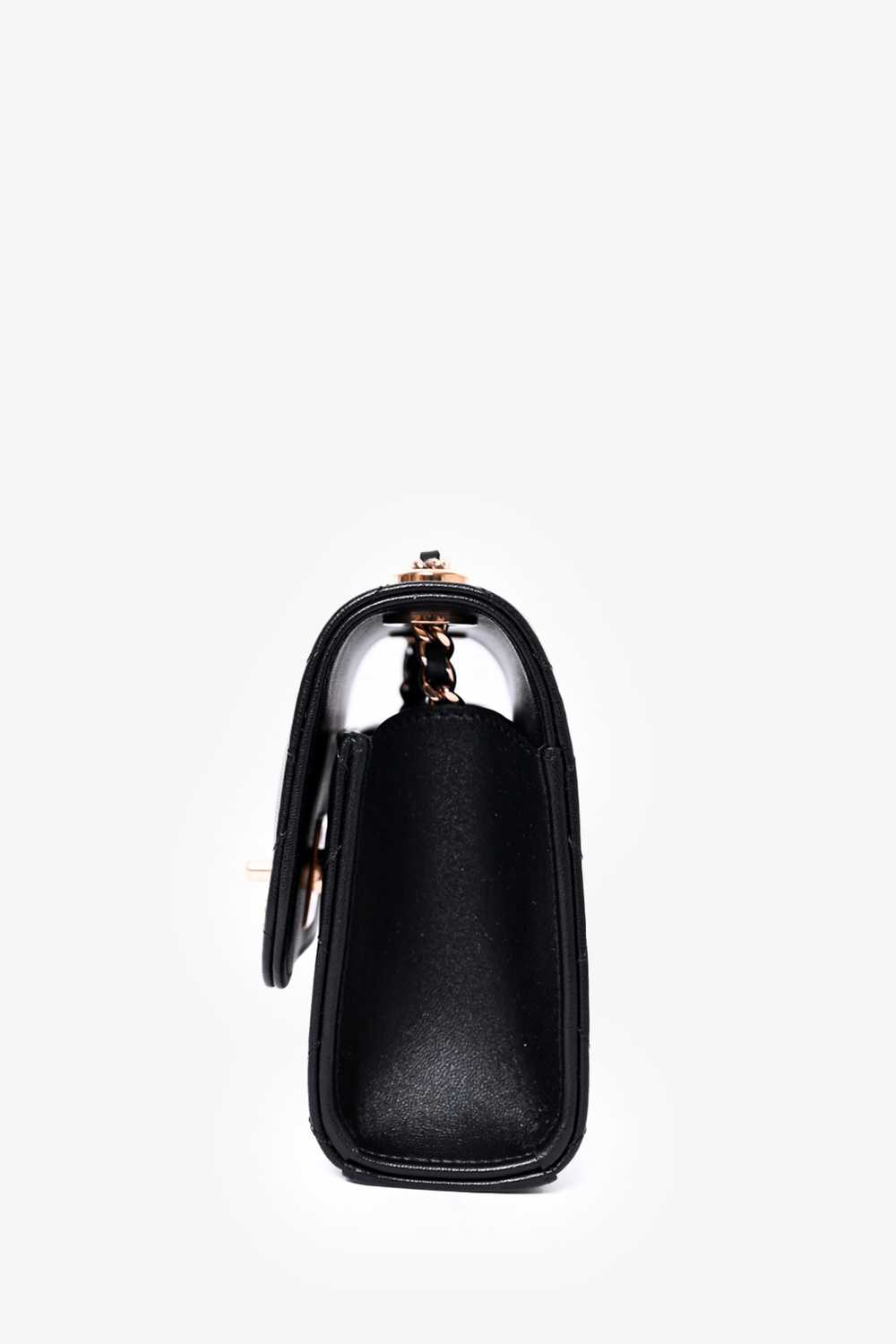 Pre-Loved Chanel™ 2021 Black Lambskin Mini Trendy… - image 4