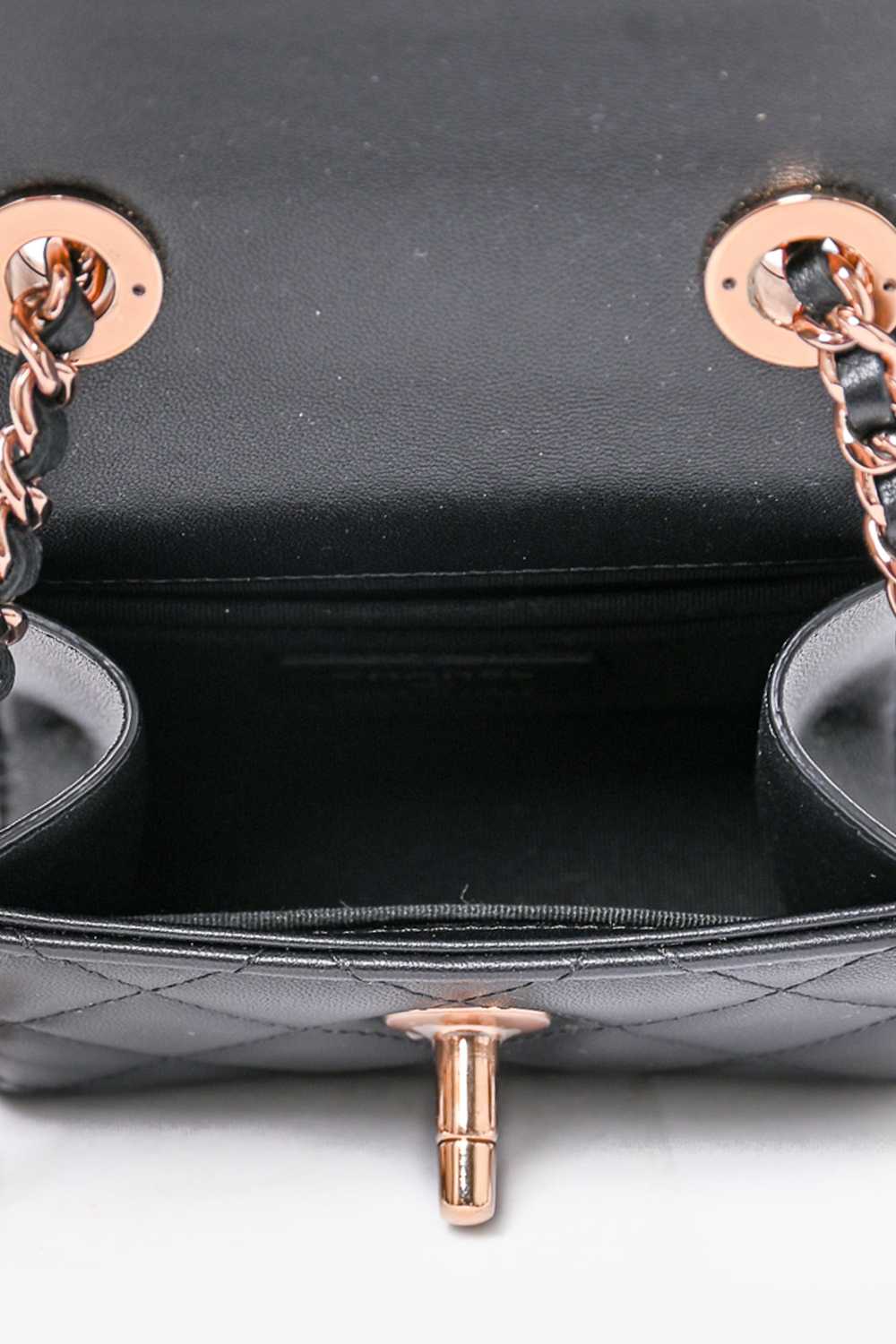 Pre-Loved Chanel™ 2021 Black Lambskin Mini Trendy… - image 6