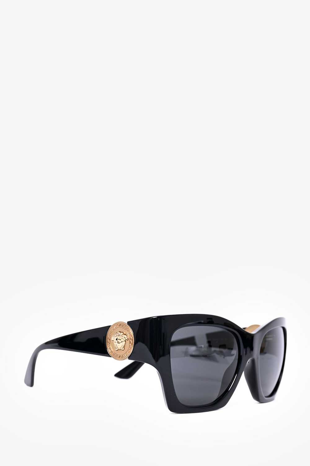 Versace Black Medusa Square Frame Sunglasses - image 2