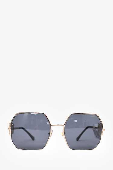 Versace Gold Medusa Tinted Sunglasses - image 1