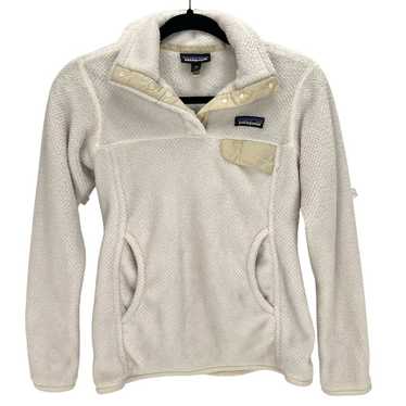 Patagonia Beige Fleece Pullover Jacket Size XS - image 1