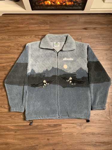 Streetwear × Vintage 90’s Alaska Winter Aop Fleece