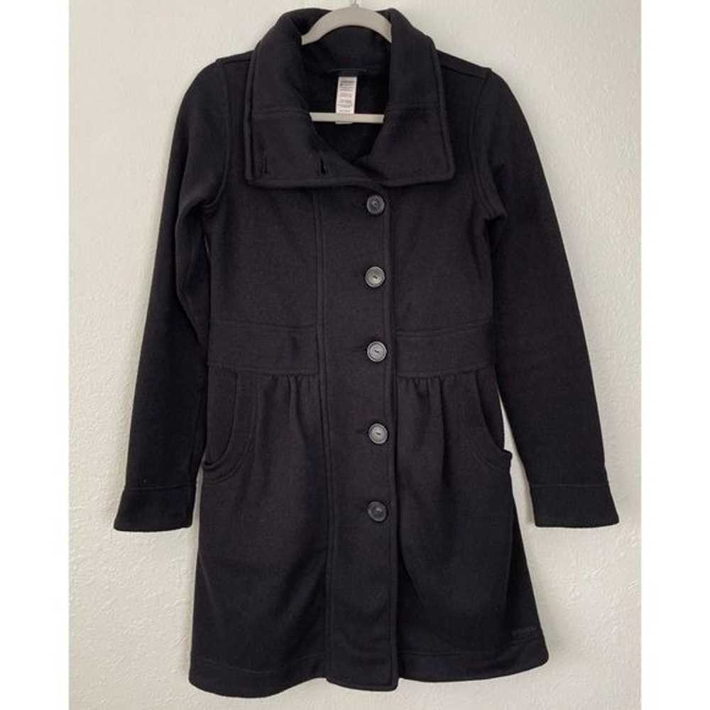 Patagonia black better sweater coat button front S - image 2