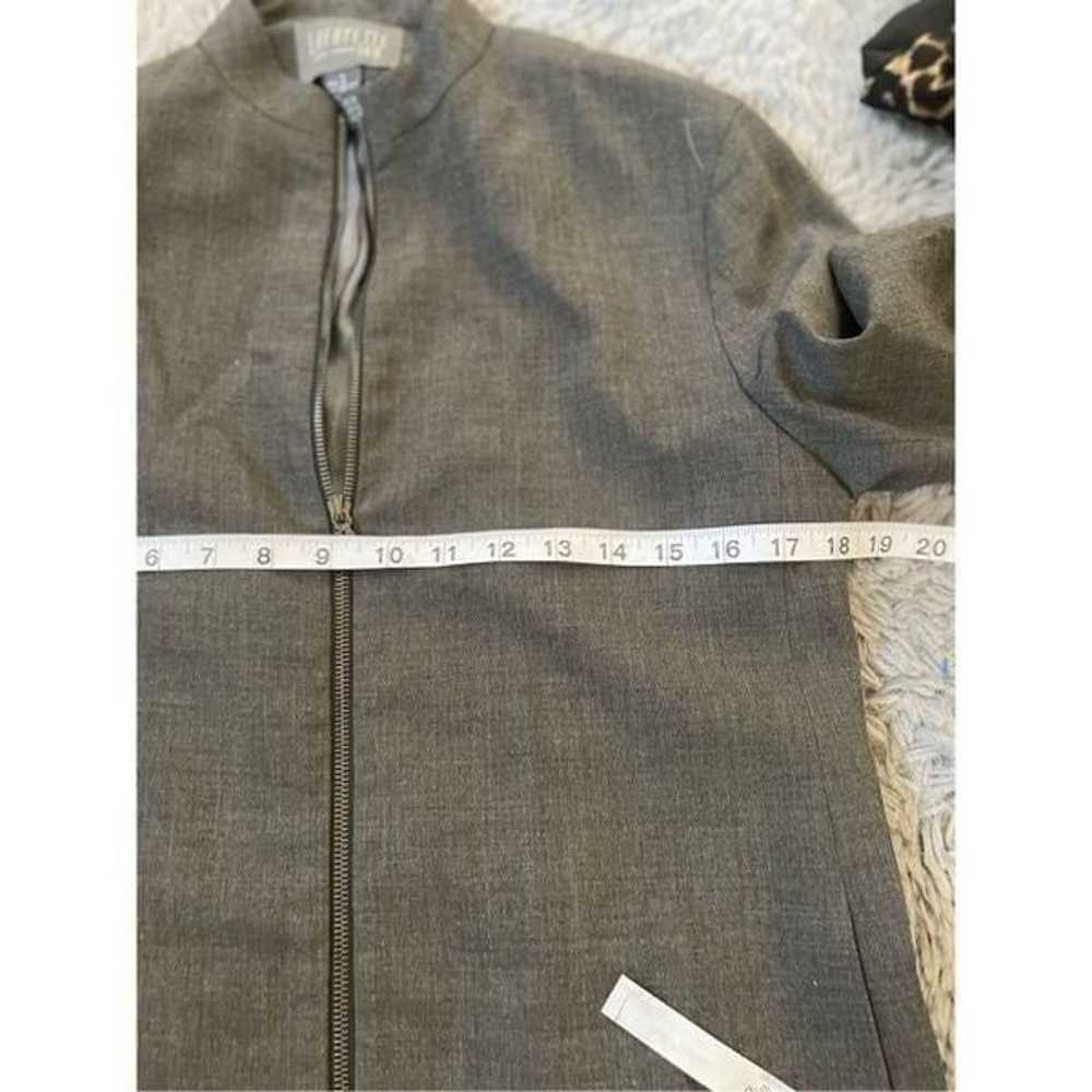 Lafayette 148 wool front zip jacket size 4 - image 4
