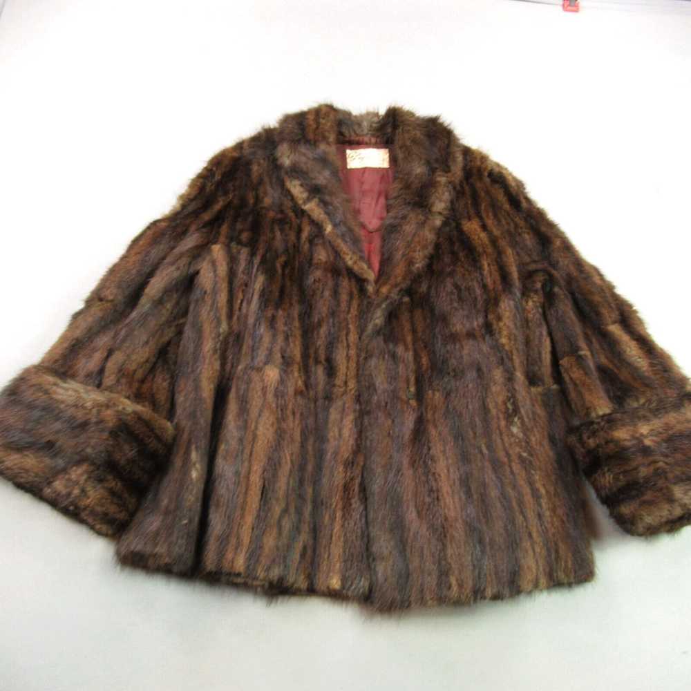 Vintage C. Lay Fine Furs Womens Large Mink Vintag… - image 1