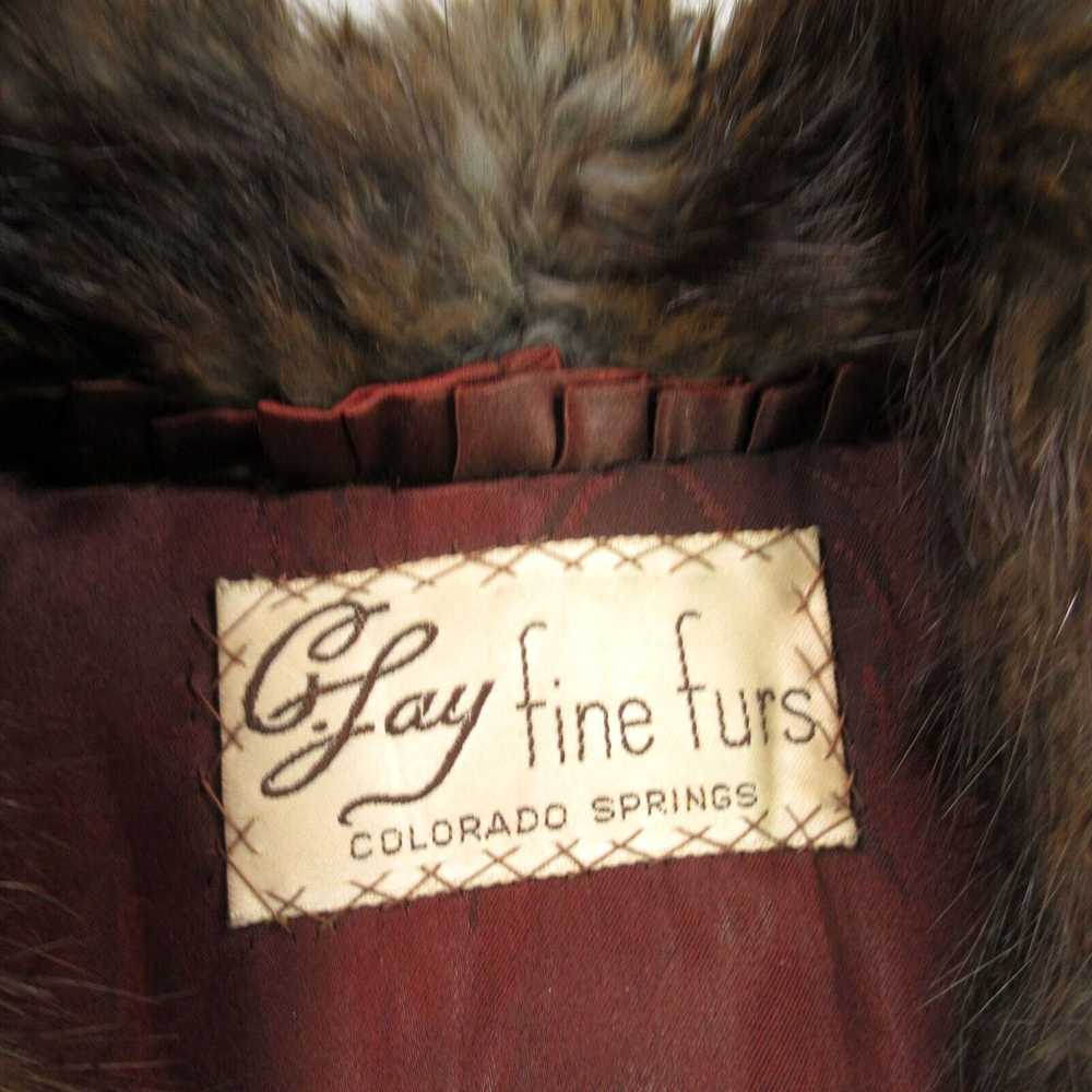 Vintage C. Lay Fine Furs Womens Large Mink Vintag… - image 2