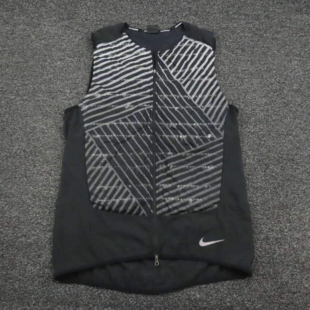 Nike Nike Jacket Womens Large Black & Gray Aerolo… - image 1
