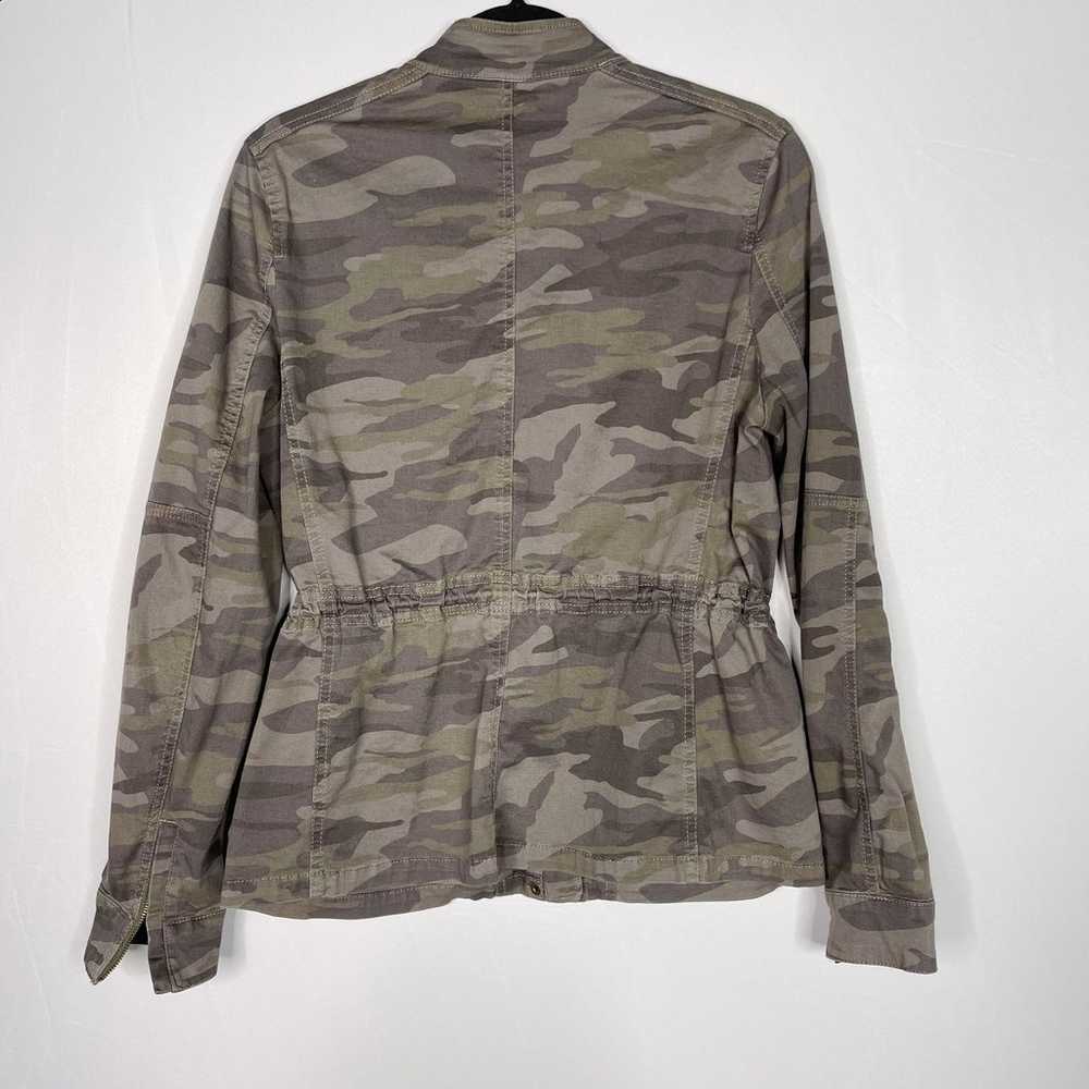 Express Womens Small S Camo Zip Front Jacket Gree… - image 2