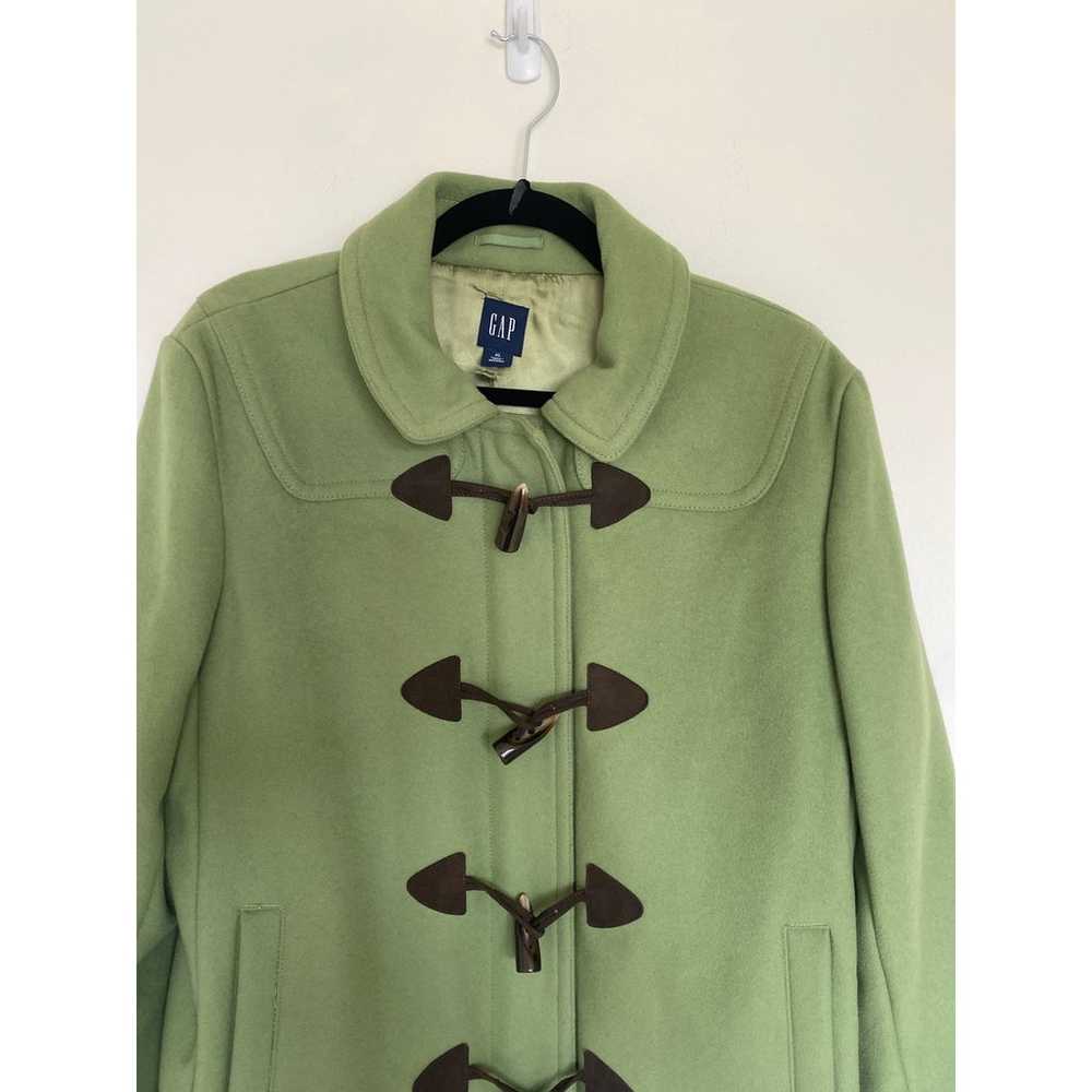 GAP Wool Peacoat Jacket Winter Button Closure Lon… - image 2