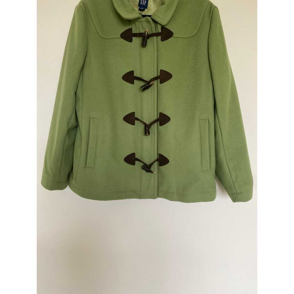 GAP Wool Peacoat Jacket Winter Button Closure Lon… - image 3
