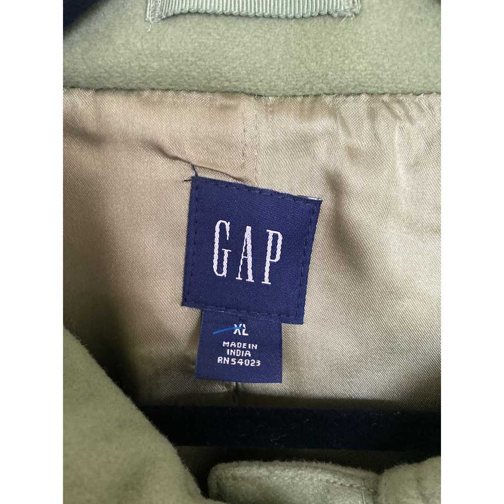 GAP Wool Peacoat Jacket Winter Button Closure Lon… - image 5