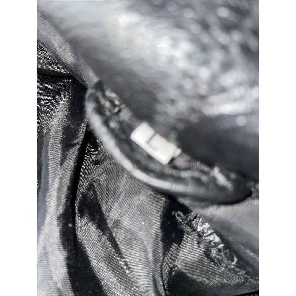 God Bless America Black Leather Jacket with Eagle… - image 6