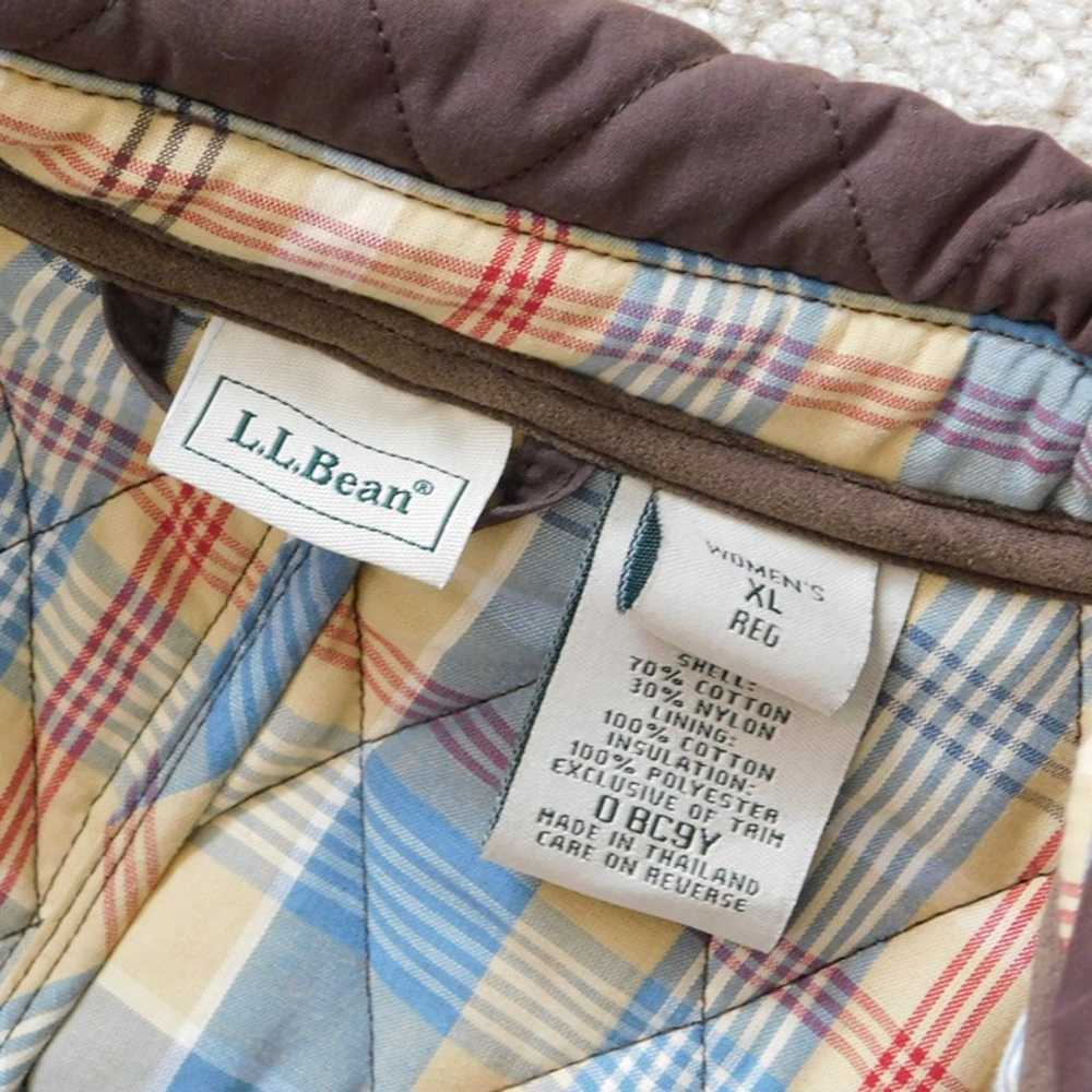 L.L. Bean Quilted Chore Barn Jacket Coat XL (5142… - image 4