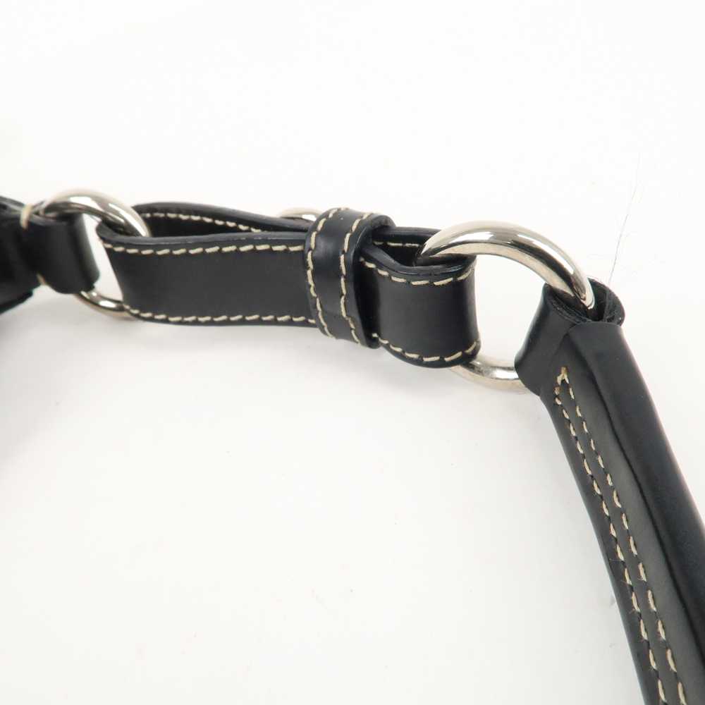 PRADA Nylon Leather One Shoulder Bag NERO Black - image 10