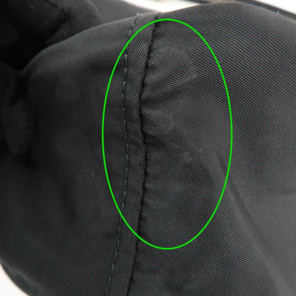 PRADA Nylon Leather One Shoulder Bag NERO Black - image 8