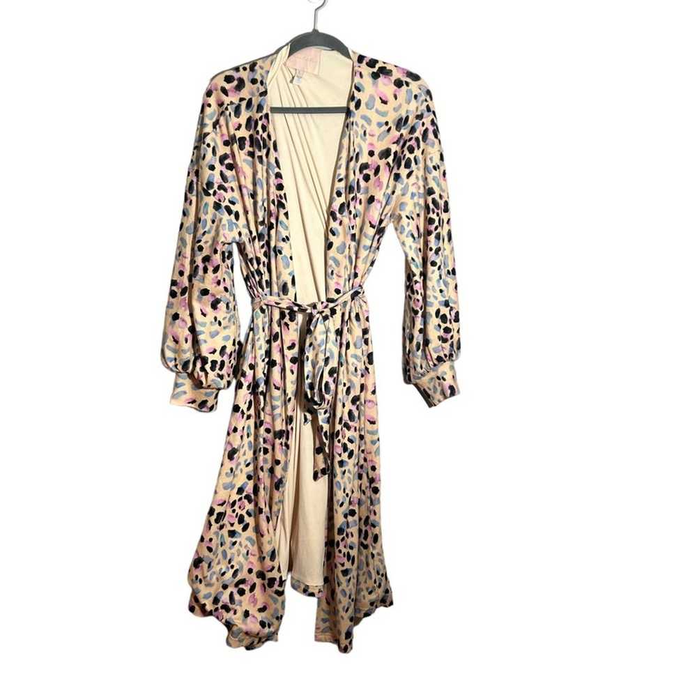 Hutch Anthropologie Spotted Duster Jacket Tie Fro… - image 3