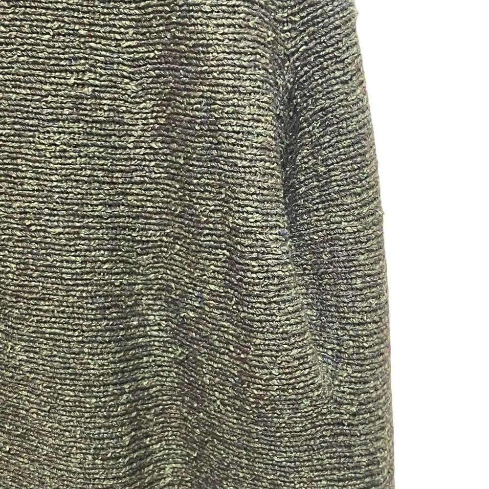 Deirdre Minogue Knitwear Green Silk & Wool Cardig… - image 7
