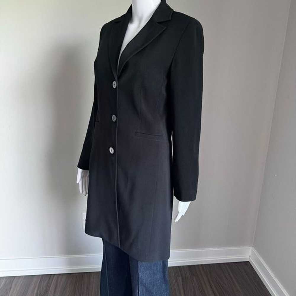 Vintage Bebe Black Long Blazer Jacket - image 2