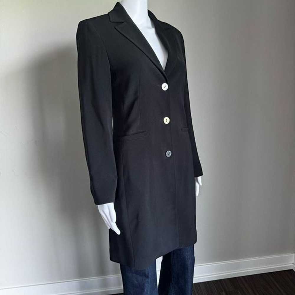 Vintage Bebe Black Long Blazer Jacket - image 4