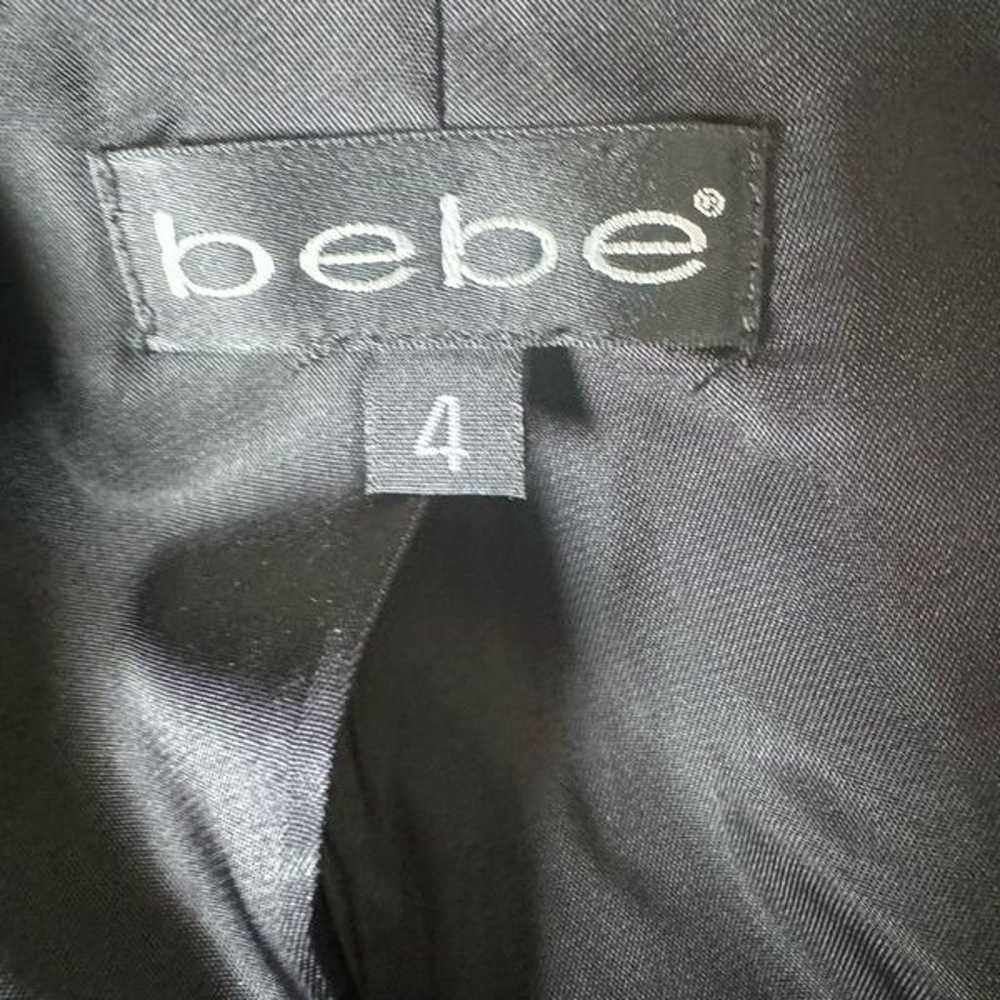 Vintage Bebe Black Long Blazer Jacket - image 7